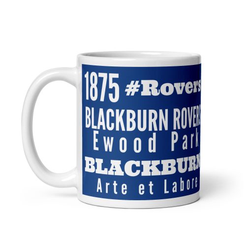 1875 Blackburn Rovers Mug Rovers, Ewood Park Gift Mug