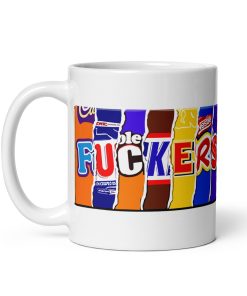 Rude Chocolate Wrapper Mug Fuckers Mug