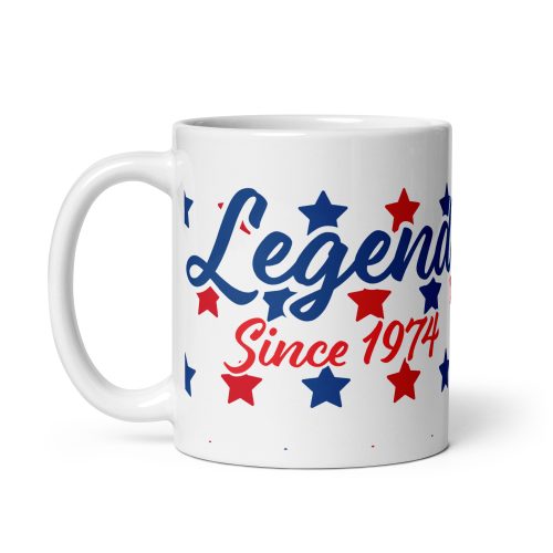 Legend Since 1974 Mug 50th Birthday Present for Men Mug