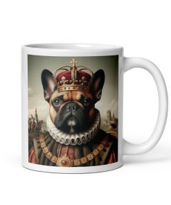 French Bulldog dog dressed as King Henry 8th Mug Gift