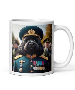 Cockapoo Dog dressed an Army General Mug Gift