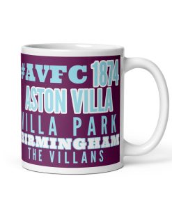 1874 Aston Villa Mug The Villans, Villa Park Gift Mug