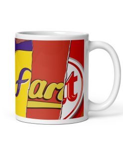 Rude Chocolate Wrapper Mug Old Fart Mug