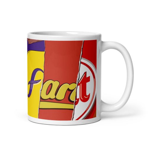 Rude Chocolate Wrapper Mug Old Fart Mug
