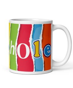 Rude Chocolate Wrapper Mug Arsehole Mug