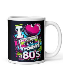 I Love The 80’s Mug Present for fans of the 1980’s