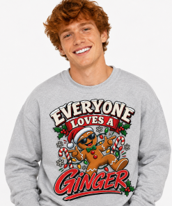 Everyone Loves A Ginger Funny Christmas Jumpers For Gingers