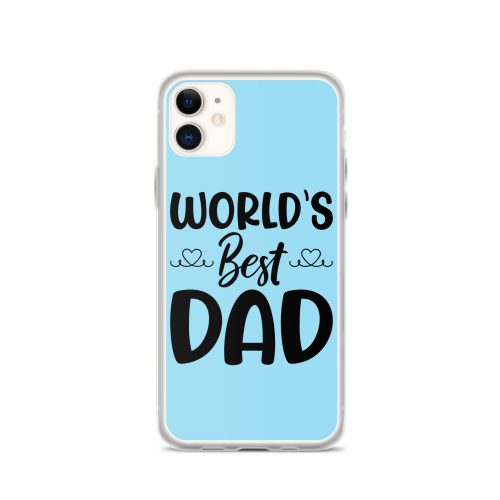 World’s Best Dad Clear Case for iPhone® Dad Birthday Father’s Day