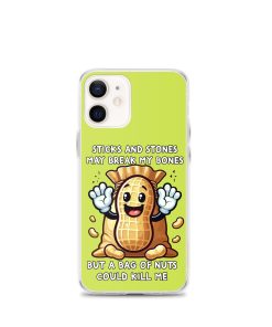 Nut Allergy Fun Clear Case for iPhone® For anyone with a Nut Allergy
