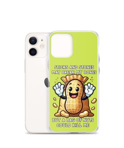 Nut Allergy Fun Clear Case for iPhone® For anyone with a Nut Allergy