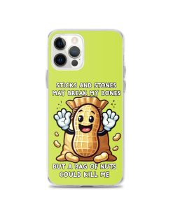 Nut Allergy Fun Clear Case for iPhone® For anyone with a Nut Allergy