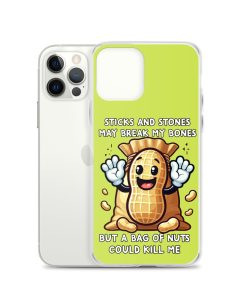 Nut Allergy Fun Clear Case for iPhone® For anyone with a Nut Allergy