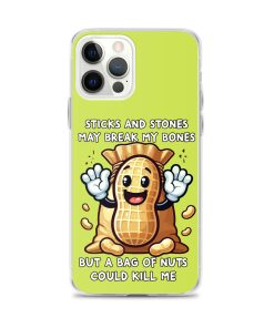 Nut Allergy Fun Clear Case for iPhone® For anyone with a Nut Allergy