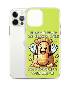 Nut Allergy Fun Clear Case for iPhone® For anyone with a Nut Allergy