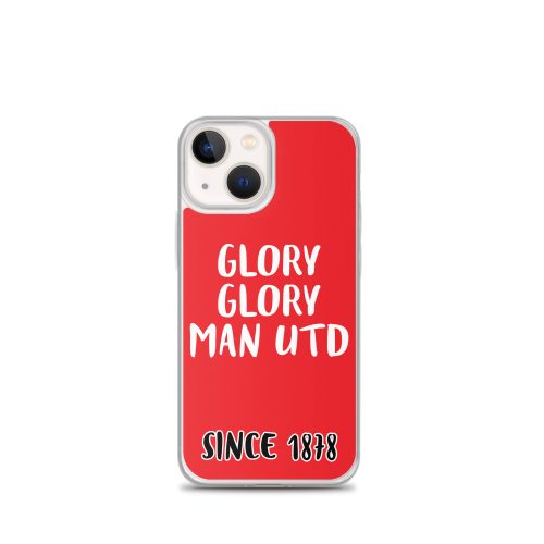 Glory Glory Man United Since 1878 iPhone phone case
