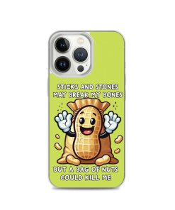 Nut Allergy Fun Clear Case for iPhone® For anyone with a Nut Allergy