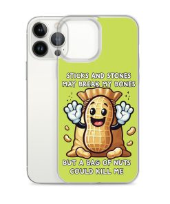 Nut Allergy Fun Clear Case for iPhone® For anyone with a Nut Allergy