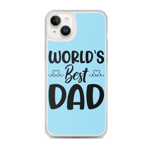 World’s Best Dad Clear Case for iPhone® Dad Birthday Father’s Day