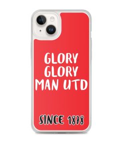 Glory Glory Man United Since 1878 iPhone phone case
