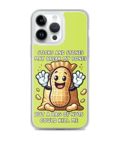Nut Allergy Fun Clear Case for iPhone® For anyone with a Nut Allergy