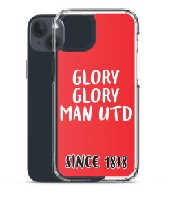 Glory Glory Man United Since 1878 iPhone phone case