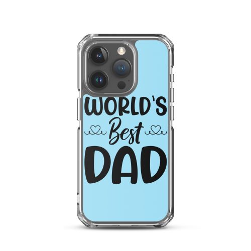 World’s Best Dad Clear Case for iPhone® Dad Birthday Father’s Day