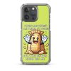 Nut Allergy Fun Clear Case for iPhone® For anyone with a Nut Allergy