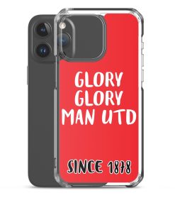 Glory Glory Man United Since 1878 iPhone phone case