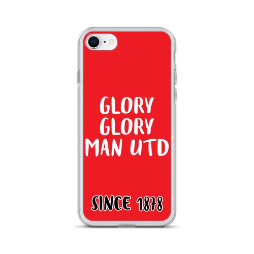 Glory Glory Man United Since 1878 iPhone phone case