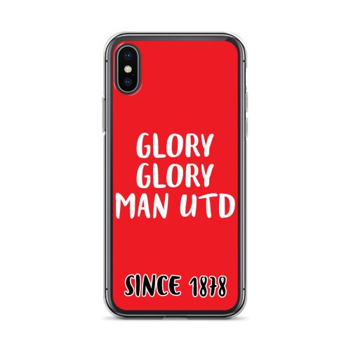 Glory Glory Man United Since 1878 iPhone phone case