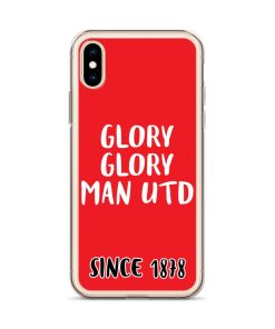 Glory Glory Man United Since 1878 iPhone phone case