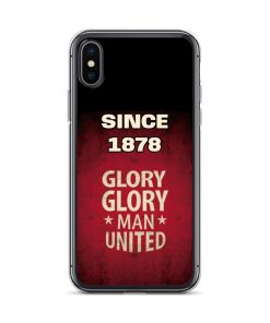 Since 1878 Glory Glory Man United iPhone case