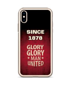 Since 1878 Glory Glory Man United iPhone case