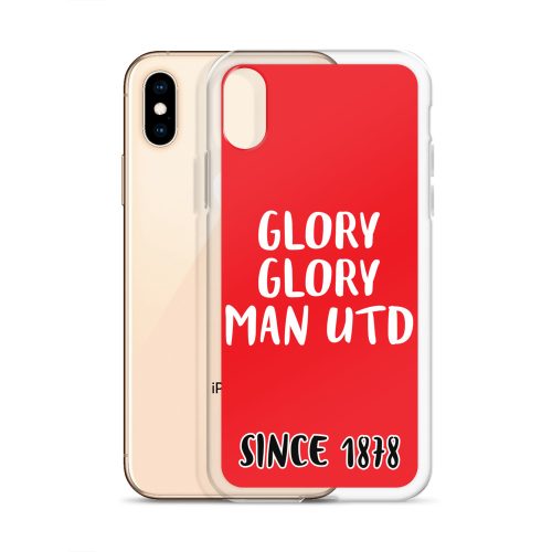 Glory Glory Man United Since 1878 iPhone phone case