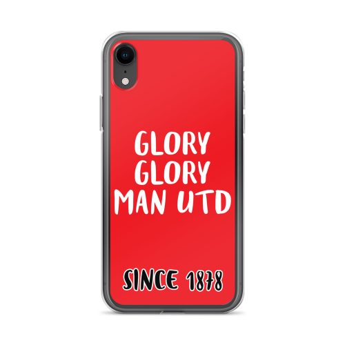 Glory Glory Man United Since 1878 iPhone phone case