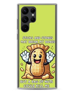Nut Allergy Fun Clear Phone Case for Samsung®