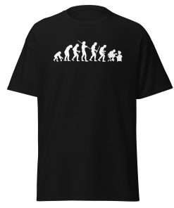 Evolution Of Man T-shirt – Office Secret Santa Joke T-shirt