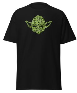 Yoda T-shirt Space Wars Creative Typography T-shirt