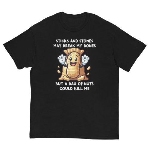 Fun Nut Allergy T-shirt Present for someone with a Nut Allergy