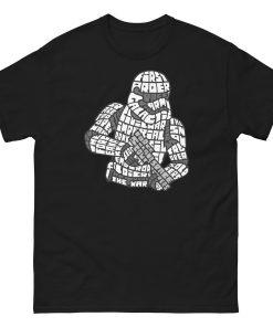 Stormtrooper Calligram T-shirt Space Wars Stormtrooper T shirt