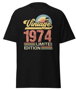 1974 Birthday T-shirt Vintage Limited Edition 1974 Retro Birthday T shirt