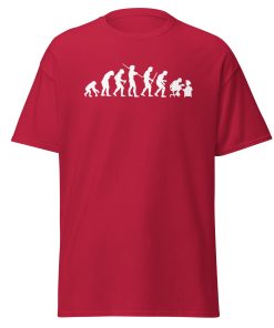 Evolution Of Man T-shirt – Office Secret Santa Joke T-shirt