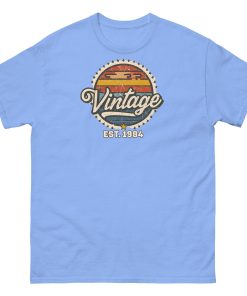 Vintage Est. 1984 T-shirt 40th Birthday Present for Men