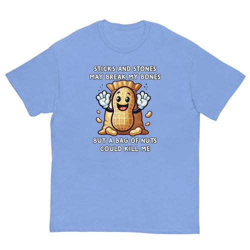 Fun Nut Allergy T-shirt Present for someone with a Nut Allergy