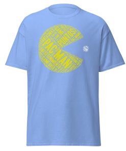 PAC-MAN T-shirt Calligram PAC MAN T Shirt Retro Gaming Gifts