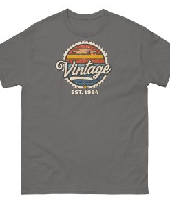 Vintage Est. 1984 T-shirt 40th Birthday Present for Men
