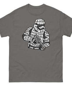 Stormtrooper Calligram T-shirt Space Wars Stormtrooper T shirt