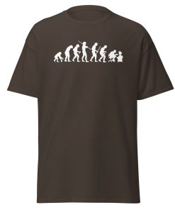 Evolution Of Man T-shirt – Office Secret Santa Joke T-shirt