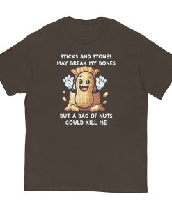 Fun Nut Allergy T-shirt Present for someone with a Nut Allergy