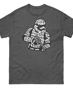 Stormtrooper Calligram T-shirt Space Wars Stormtrooper T shirt